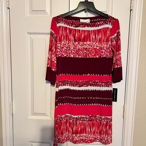 Donna Morgan Pink Dress- size 8- New with tags